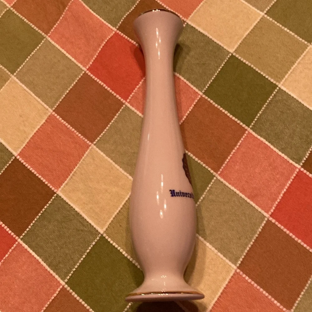 Vintage university of Notre Dame bud vase